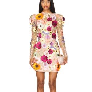 NWT Elliatt Liora Floral Embroidered Dress